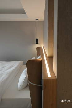 LED-Aluprofil für Kleiderschränke, Garderoben und Regale